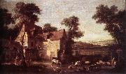 OUDRY, Jean-Baptiste Farmhouse china oil painting reproduction